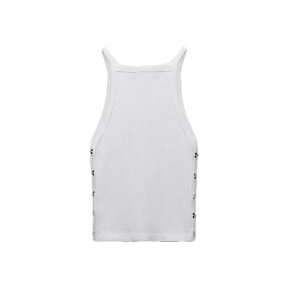 Hook And Eye Seamless Tank Zara White Top